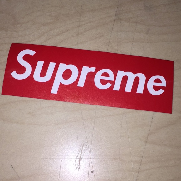 tiny supreme sticker